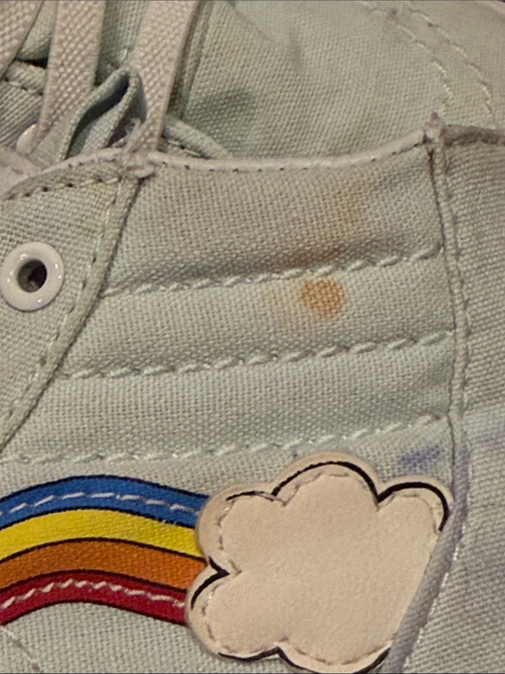 VANS SK8 rainbow sneakers ZIP SHOES KIDS toddler 9 HIGH TOPS - SHOES - Picture 10 of 12